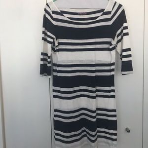 Lily Pulitzer navy and white striped dress